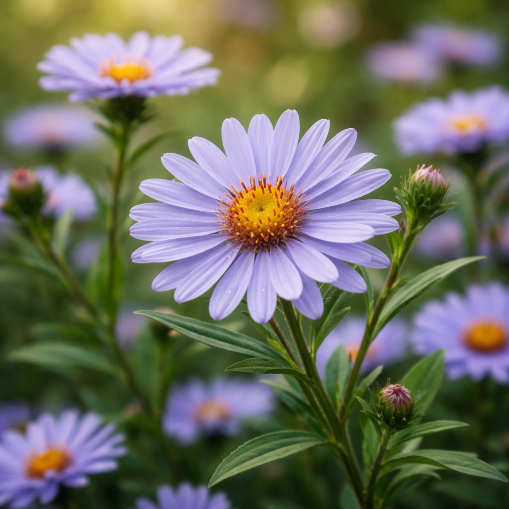 Aster à feuilles lancéolées