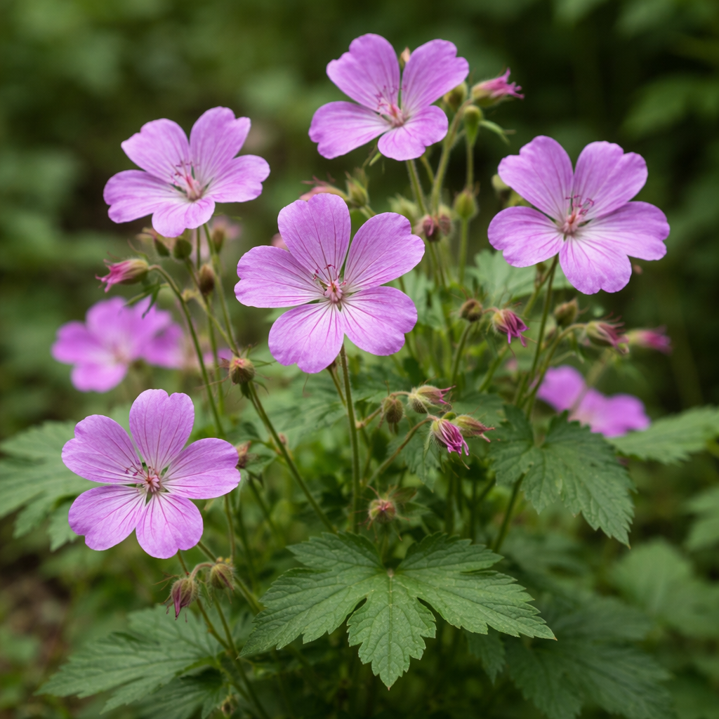 Géranium noueux
