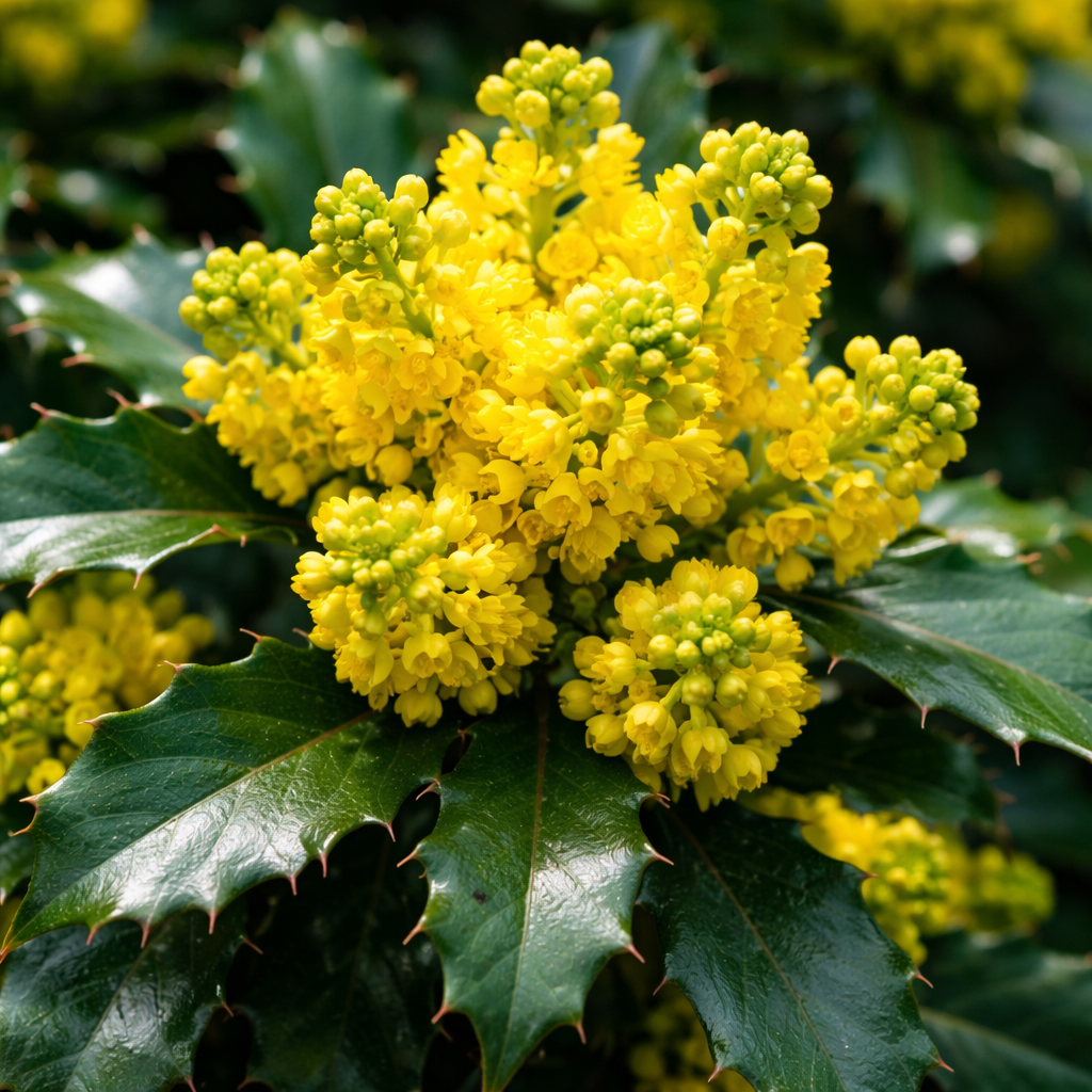 Mahonia à feuilles de houx