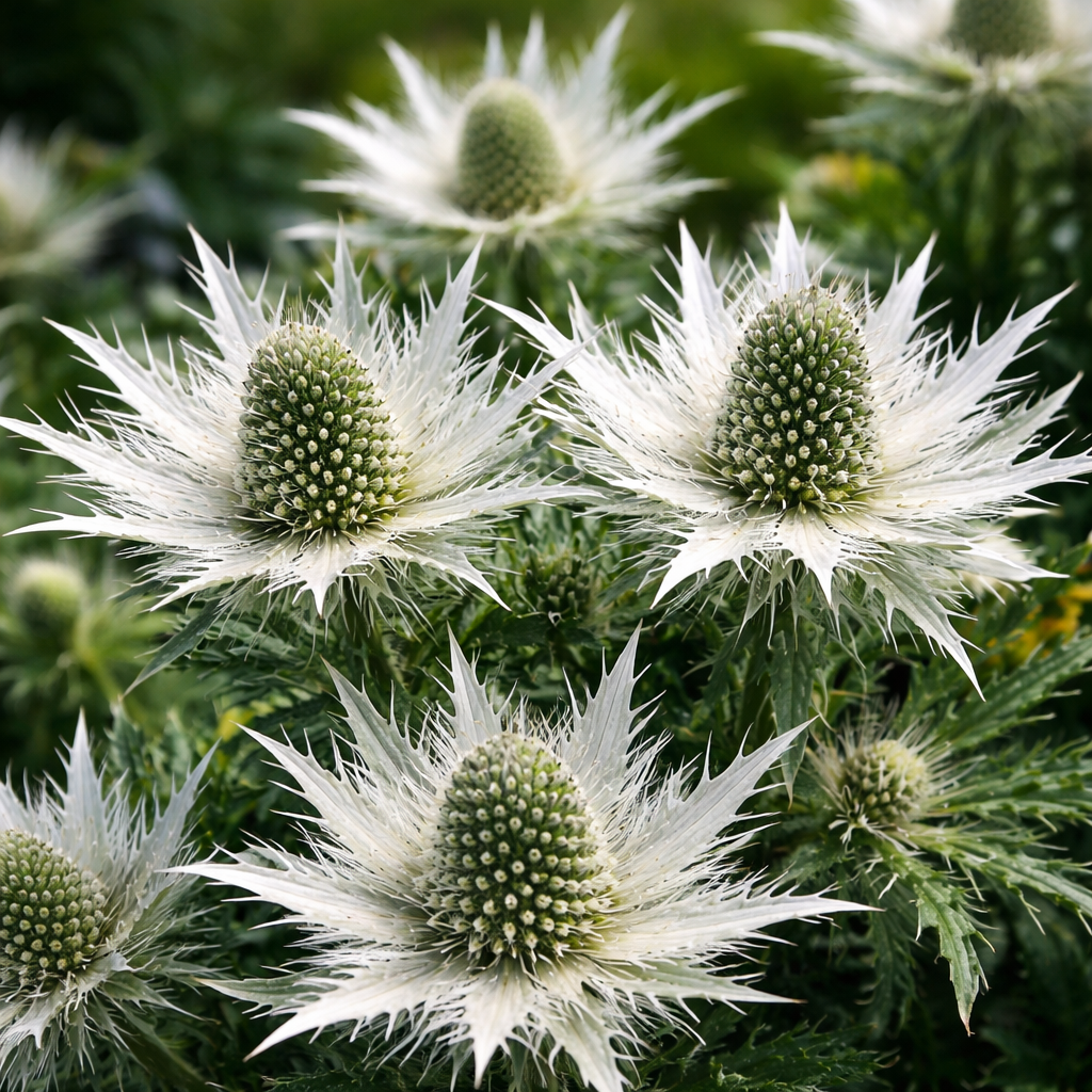 Panicaut blanc des Alpes
