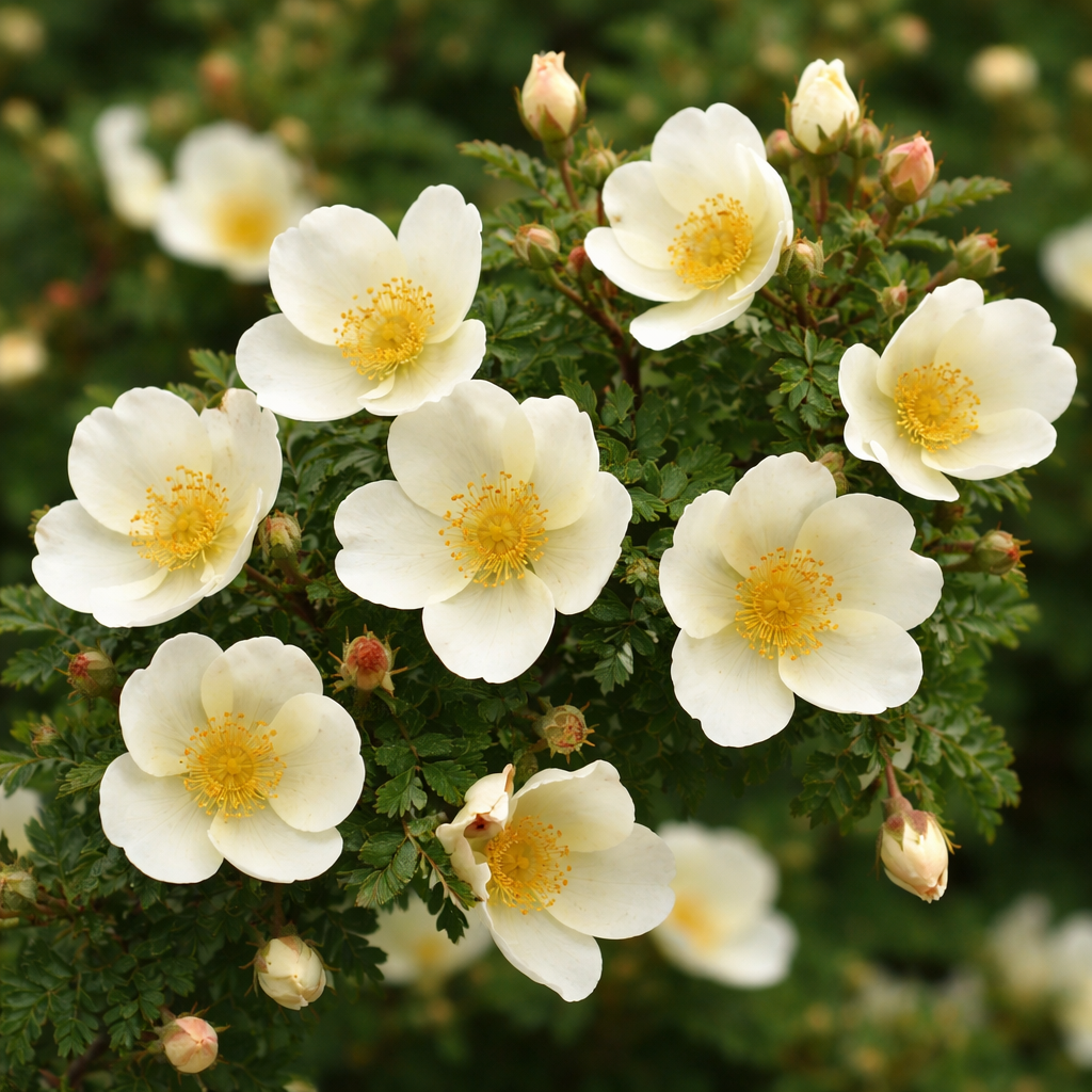 Rosier pimprenelle