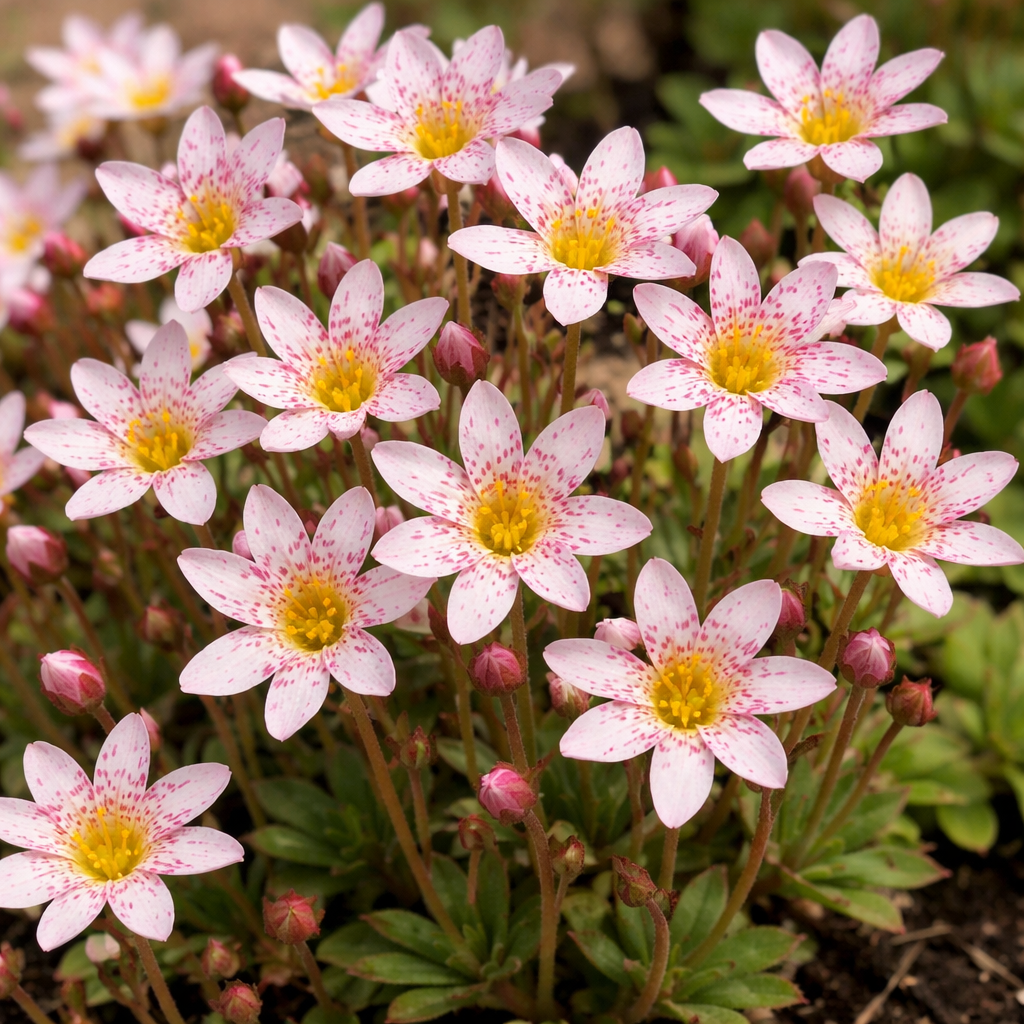 Saxifrage à feuilles en languettes