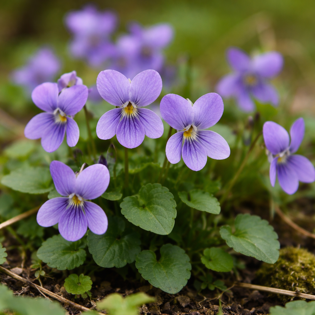 Violette des chiens