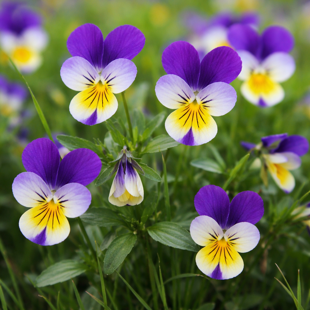 Violette tricolore